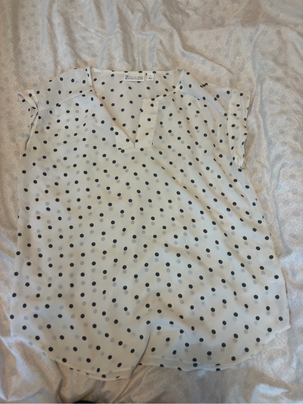 7th avenue design studio black and white top